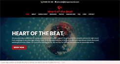 Desktop Screenshot of heartofthebeat.co.uk