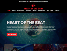 Tablet Screenshot of heartofthebeat.co.uk